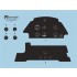 1/24 Messerschmitt Bf 109E Instrument Panel Decals for Airfix kits