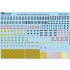 1/32 Modern Jet Cockpit Warnings & Placards Decals