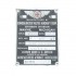 Decal for 1/32 WWII Metallic Placards & Dataplates