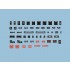 1/48 WWII Allied Cockpit Placards & Dataplates Decals