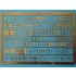 1/24 WWII RAF/German/US Cockpit Photo-etched Sheet