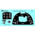 1/24 Supermarine Spitfire Mk. 1a / Vb Instrument Panel PE & Decal for Airfix kits
