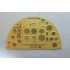 1/24 Supermarine Spitfire Mk. 1a / Vb Instrument Panel PE & Decal for Airfix kits