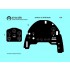 1/24 Junkers Ju87B Stuka Instrument Panel PE & Decal for Airfix kits