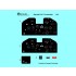 1/24 Republic P-47 Thunderbolt Instrument Panel PE & Decal for Kinetic kits