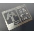 1/24 Harrier GR1 / GR3 Nickel Silver Instrument Panel for Airfix kits