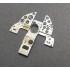 1/24 Harrier GR1 / GR3 Nickel Silver Instrument Panel for Airfix kits