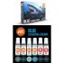 Acrylic Paint (3rd Generation) Set - Blue Essential Colours (6x 17ml)