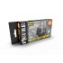 Acrylic Paint (3rd Generation) Set for Figures Panzer Crew Black Uniforms Set 3G (6x17ml)