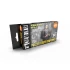 Acrylic Paint (3rd Generation) Set for Figures Panzer Crew Black Uniforms Set 3G (6x17ml)