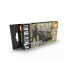 Acrylic Paint 3rd Generation Set for Figures Modern Woodland and Flecktarn Camouflages 3G