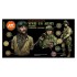 Acrylic Paint (3rd Generation) Set for Figures - WWII US Uniforms 3G (6x 17ml)