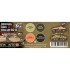Acrylic Paint 3rd Generation Set for AFV British Army Colours Africa Late 1942-43 4x17ml