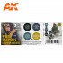 Acrylic Paint 3rd Gen set for Aircraft - WWII RAF Uniform Colours (4x 17ml)