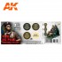 Acrylic Paint 3rd Gen set for Aircraft - WWII US Uniform Colours (4x 17ml)