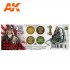 Acrylic Paint 3rd Gen set for Aircraft - WWII Japan Uniform Colours (4x 17ml)