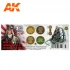 Acrylic Paint 3rd Gen set for Aircraft - WWII Japan Uniform Colours (4x 17ml)