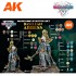 Acrylic Paint (3G) Wargame Starter Set - Basilean Abbess (14 jar x 17ml & 1 figure)
