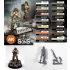 Wargame Paints and Figure - US Airborne Division D-Day (14 jars, 1x 101st Radio Operator)