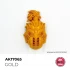 Acrylic Colour for Contrast Painting - Quick Gen #Gold (18ml)