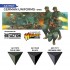 Acrylic Colour set for Contrast Painting - Quick Gen #German Uniforms (3x 18ml)