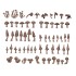 Wargames Basing Bit - Plants #Forest Mushrooms (63pcs)