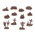 Wargames Basing Bit - Wargame Scenery #Bones Remains (12pcs)