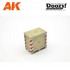 1/24 Wooden Box Auto Parts - Large Box w/Built-in Pallet for Handling