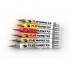 Playmarkers Set - Heroes (6 acrylic paint markers)