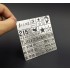PLA Stencil (Masking) [Special Edition] for 1/32, 1/35 Scale Models (80x80mm)