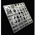 World of Tanks/War Thunder Game Signs Stencil (Masking) for 1/32, 1/35 Scale Models (80x50mm)