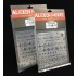 WWII German Stencil (Masking) for 1/32, 1/35 Scale Models (80x85mm)