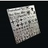 WWII German Stencil (Masking) for 1/32, 1/35 Scale Models (80x85mm)
