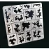 Digital Camo Stencil (Masking) #Medium for 1/35, 1/100 Gundam/Scale Models (80x80mm)