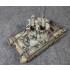 Honeycomb Digital Camo Stencil (Masking) for 1/35, 1/100 Gundam/Scale Models (80x50mm)