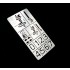 WWII German Black Knight Stencil (Masking) for 1/32, 1/35 Scale Models (80x40mm)
