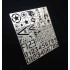 WWII/Modern US Army AFV Stencil (Masking) for 1/32, 1/35 Scale Models (80x90mm)
