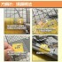WWII German Forest Ambush Camouflage (Style B) Stencil (Masking) for 1/32, 1/35 Scale Models (80x80mm)