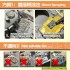 Camouflage Stencil (Masking) for 1/35, 1/100 Gundam/Scale Models (80x80mm)
