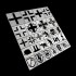 1/16, 1/18 German Cross and Insignia Masking Stencil