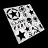 1/16, 1/18 Allied Star Insignia Masking Stencil