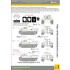 Painting Stencils for 1/35 WWII German Tiger I Late Production sPz.Abt 507