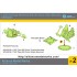 1/350 WWII IJN Type-96 25mm Twin Mount (6 Twin Mounts/12 Guns)