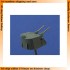 1/350 WWII USN 5inch 38 Caliber Mk38 Twin Mount with BlastBags