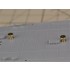 1/350 WWII IJN Mushroom Vent Type 3 (D: 2.56mm, H: 2.3mm)(12 Machined Vents)