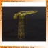 1/700 WWII USN 20ton Tower Crane set (Early Type) (2 cranes)