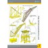 1/700 WWII USN 25ton Cable Luffing Crane set (3 cranes)