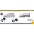 1/700 WWII German Mercedes G4 Staffwagon & Ambulance set (6pcs)