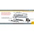 1/700 WWII German DRG Br86 Einheitsdampflokomotive (2pcs)