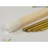 Precision Brass Tubing 0.8mm OD, 0.6mm ID, 0.1mm Uniformed Wall Thickness (3x16.5cm)